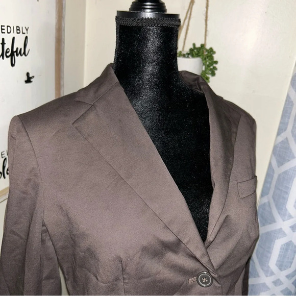 BODY BY VICTORIA Brown Blazer jacket - Picture 3 of 7